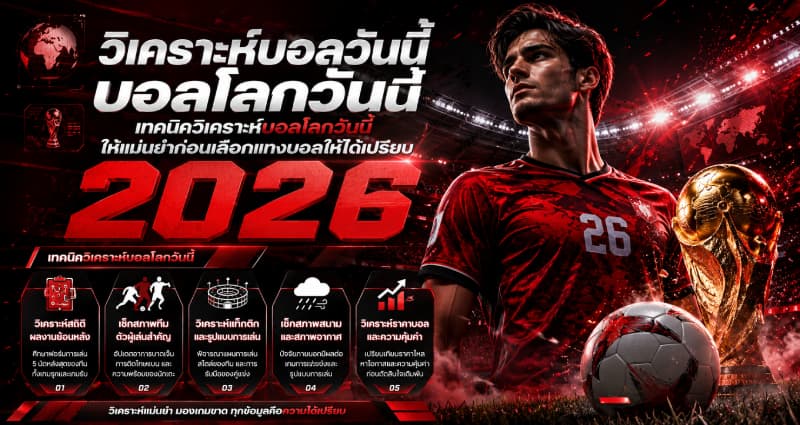 เทคนิค วิเคราะห์บอลโลกวันนี้ ให้แม่นยำ