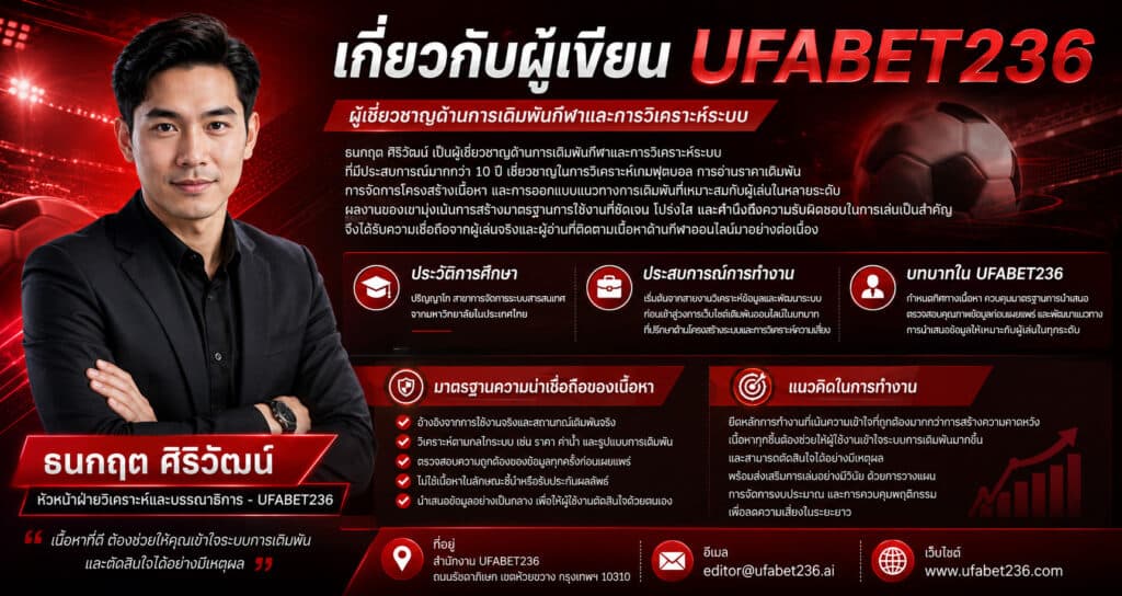 เกี่ยวกับผู้เขียน UFABET236